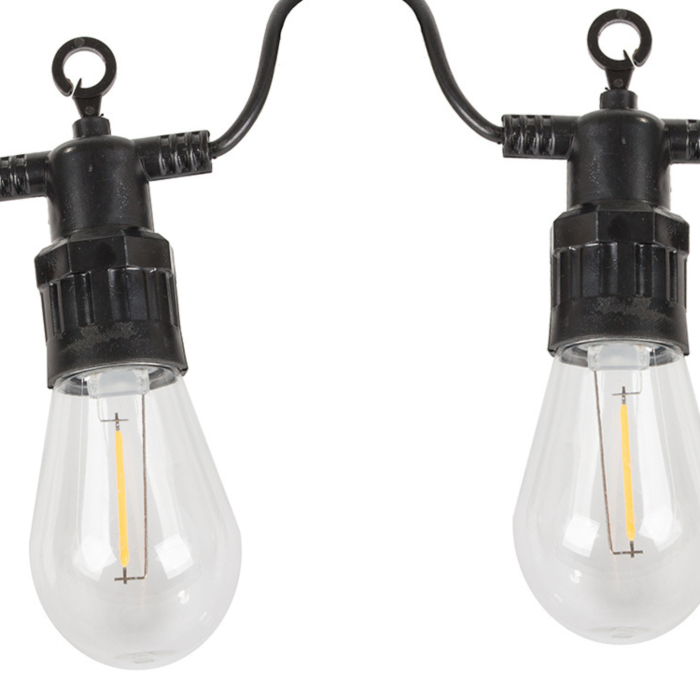 Ghirlanda decorativa VarioShop®, pentru gradina, terasa, balcon, exterior si interior, cu 10 LED-uri, IP44, 10 m, lumina alb cald [5]