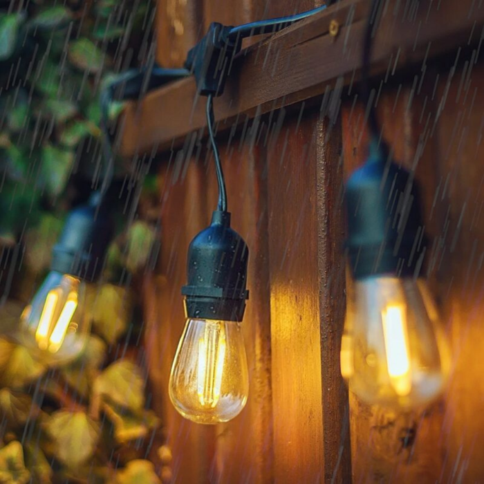 Ghirlanda luminoasa exterior VarioShop®, pentru gradina, terasa si balcon, cu 15 LED-uri, IP44, 15 m, alb cald [9]