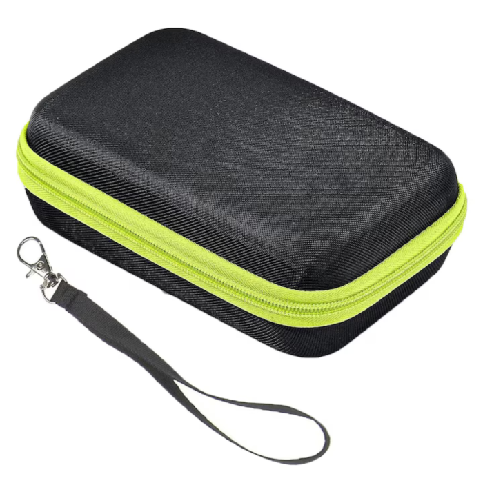 Husa de calatorie VarioShop® pentru Philips OneBlade, carcasa rigida protectie, compatibila QP2xxx si QP6xxx, etui transport aparat de ras cu buzunar accesorii [2]