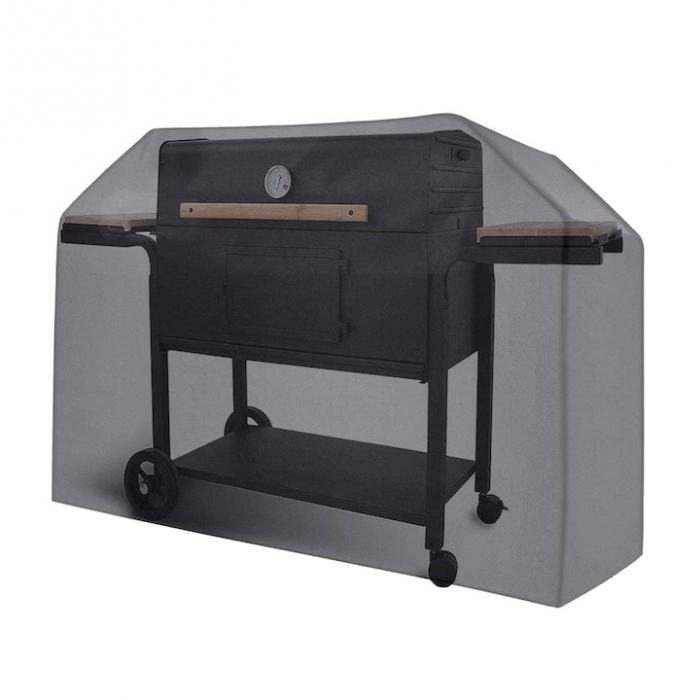 Husa pentru gratar VarioShop®, Rezistenta la apa si la raze UV, Material impermeabil si durabil, 95 x 100 x 60 cm, Negru [4]