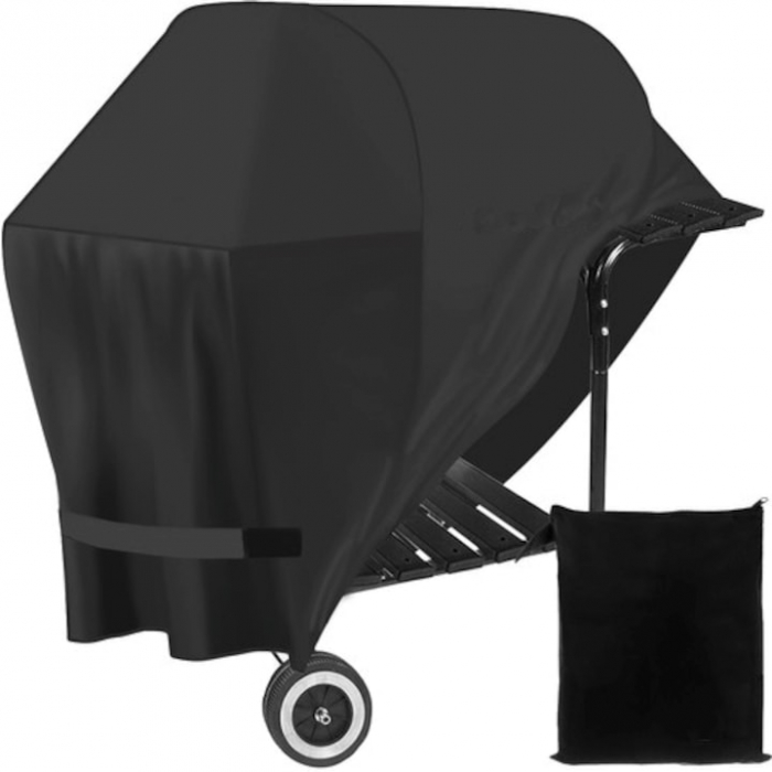 Husa pentru gratar VarioShop®, Rezistenta la apa si la raze UV, Material impermeabil si durabil, 95 x 100 x 60 cm, Negru [14]