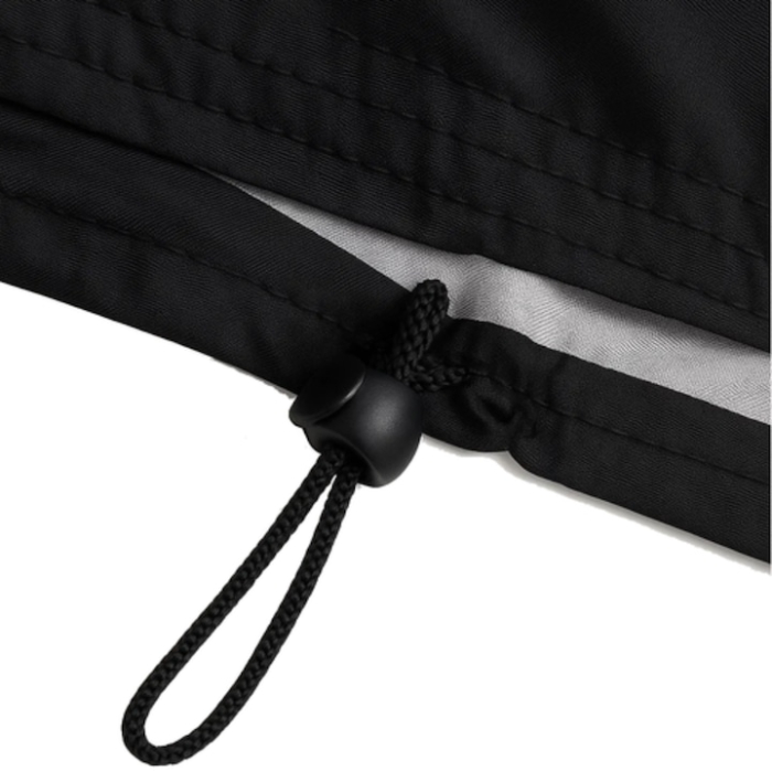 Husa pentru scaun de gradina VarioShop®, tip ou, impermeabila, rezistenta la UV, husa de depozitare, 168 × 115 cm, neagra [8]