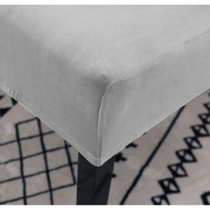 Husa pentru scaun VarioShop®, elastica universala, din catifea, gri [12]