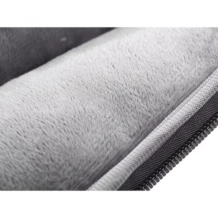 Husa Universala VarioShop®, pentru Laptop 14.2 inch, cu Burete Antisoc, Rezistena la Apa, Compatibila laptop Apple MacBook Air, MacBook Pro Touch Bar, Asus, Acer, Dell, Huawei, 35 x 2 x 24 cm, Gri [21]