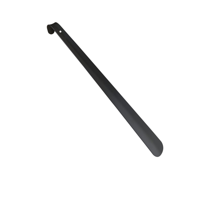 Incaltator metalic pentru pantofi VarioShop®, din otel inoxidabil, cu carlig de agatare, 58 x 4,5 x 5 cm, negru [9]