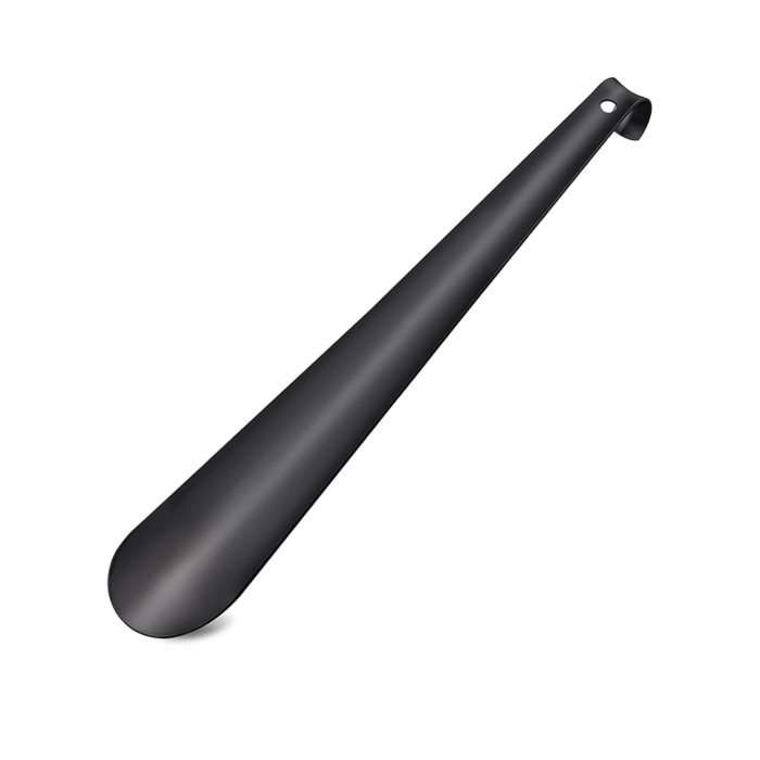 Incaltator metalic pentru pantofi VarioShop®, din otel inoxidabil, cu carlig de agatare, 58 x 4,5 x 5 cm, negru [7]