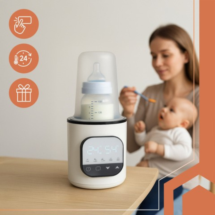 Incalzitor biberoane 5 in 1 multifunctional VarioShop®, incalzire rapida, sterilizare, decongelare, control temperatura, display digital, fara BPA [12]