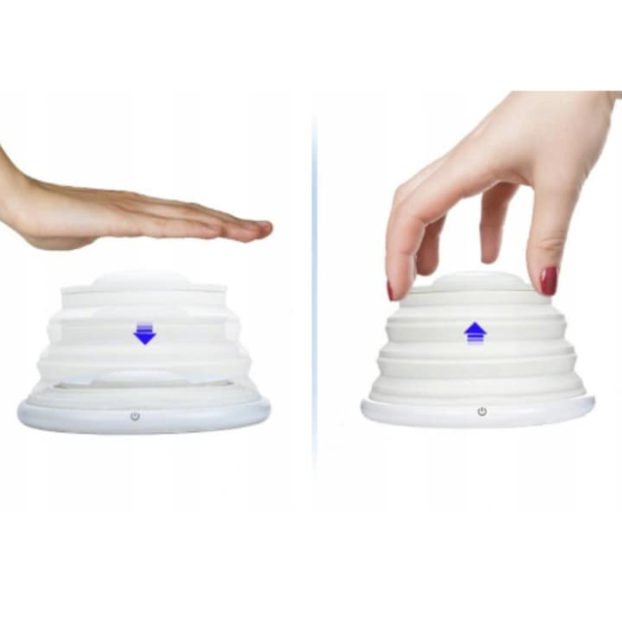 Incarcator fara fir VarioShop®, QI Fast Charging, pliabil cu stand, protectie supraincarcare, indicator LED, lampa de veghe incorporata, 10 W, Alb [4]