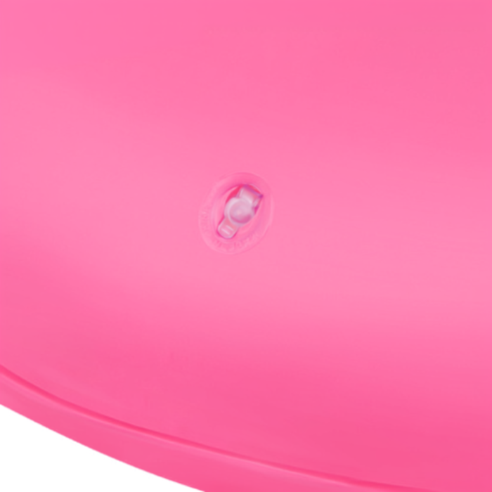 Colac gonflabil pentru plaja VarioShop®, model flamingo, 102 cm, PVC rezistent, suporta pana la 150 kg, roz [10]