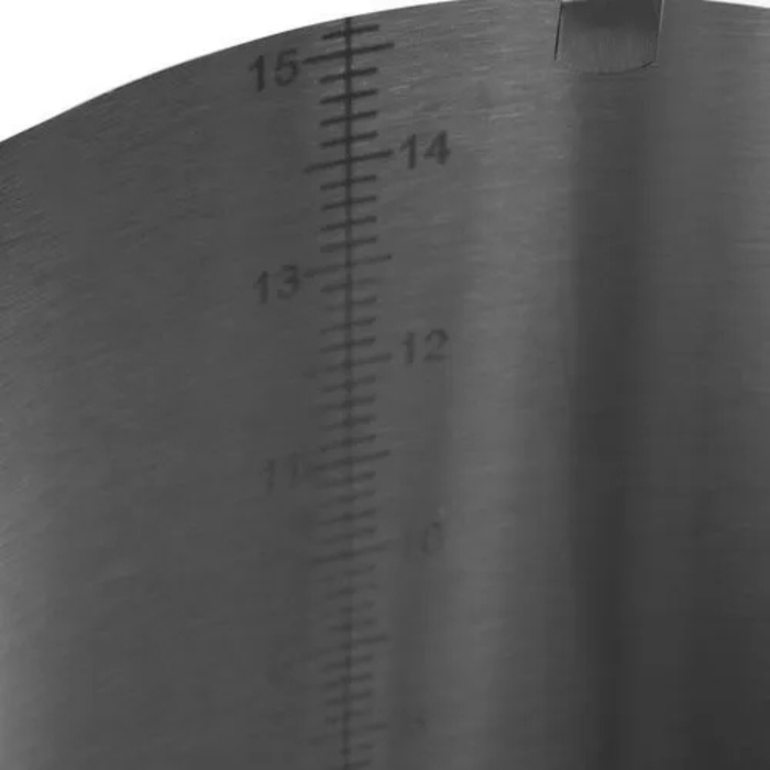 Inel reglabil pentru tort VarioShop®, din otel inoxidabil, diametru 16-30 cm, inaltime 15 cm, cleme de fixare, argintiu [15]