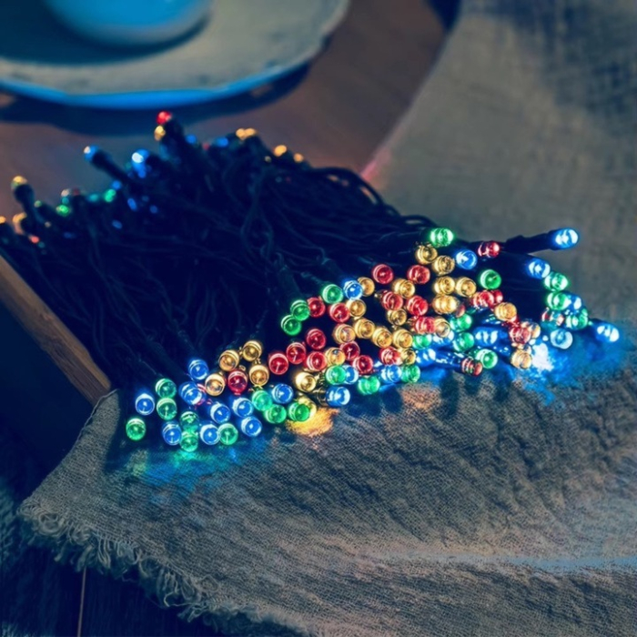 Instalație luminoasă de Crăciun VarioShop, 300 LED-uri, 8 moduri de iluminare, multicolor, 21.7m, pentru interior/exterior [10]