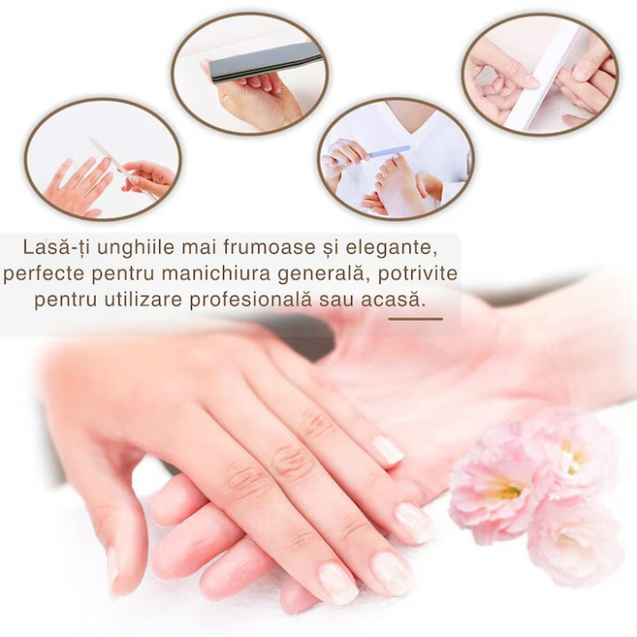 Instrumente profesionale pentru pedichiura medicala VarioShop®, Ideale pentru ingrijirea picioarelor si Indepartarea eficienta a calusurilor, Material durabil din otel inoxidabil, Set complet de 30 ac [11]