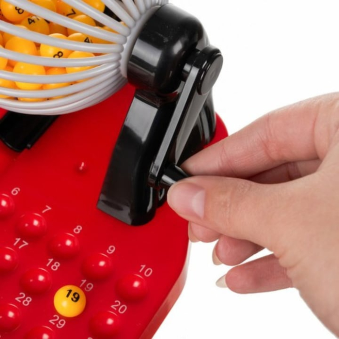 Joc bingo interactiv pentru copii si familie VarioShop®, aparat de loterie cu bile numerotate, carti de joc si jetoane, distractie sociala si educationala pentru toate varstele [6]