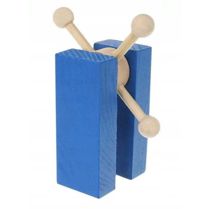 Joc domino educativ VarioShop®, 407 piese din lemn, tip Montessori, cu tobogane, moara de vant, leagan, clopotel si bile, include geanta cu snur, dezvolta creativitatea si coordonarea, multicolor [10]