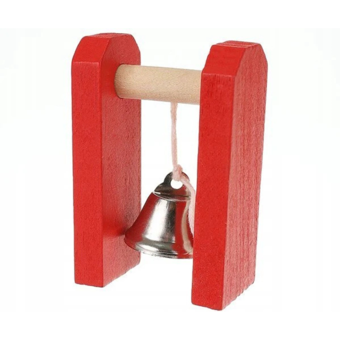 Joc domino educativ VarioShop®, 407 piese din lemn, tip Montessori, cu tobogane, moara de vant, leagan, clopotel si bile, include geanta cu snur, dezvolta creativitatea si coordonarea, multicolor [8]