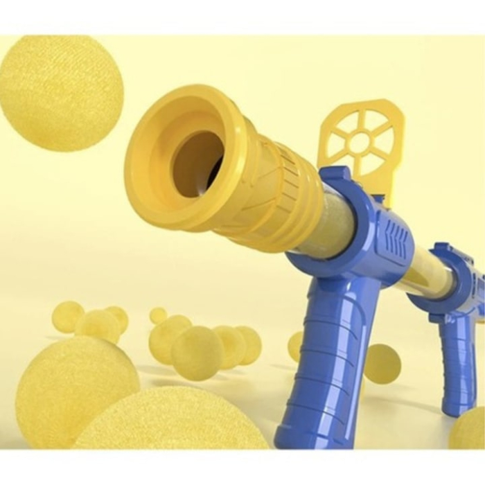 Joc interactiv de tras la tinta VarioShop®, model ratusca, 2 pistoale, 24 bile de spuma, afisaj electronic pentru scor, 16 x 29 cm, Multicolor [4]