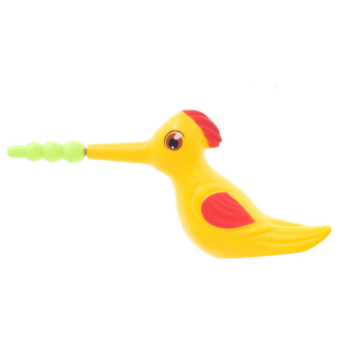 Jucarie educativa magnetica cu ciocanitoare si viermi VarioShop®, joc Montessori pentru dezvoltarea motricitatii si coordonarii, joc interactiv copii 3 ani+ [8]