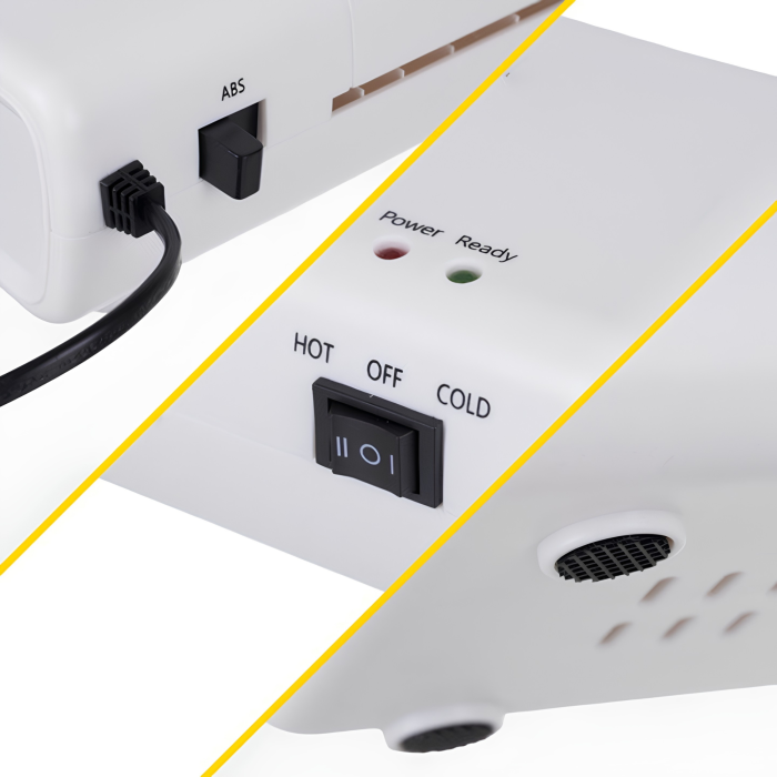 Laminator 4 in 1 format A4 VarioShop®, pentru documente si fotografii, cu 2 moduri de lucru, taiere, colturi rotunjite, 60 folii incluse, 500 W, alb [11]