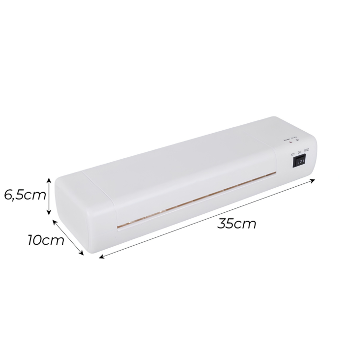 Laminator 4 in 1 format A4 VarioShop®, pentru documente si fotografii, cu 2 moduri de lucru, taiere, colturi rotunjite, 60 folii incluse, 500 W, alb [4]