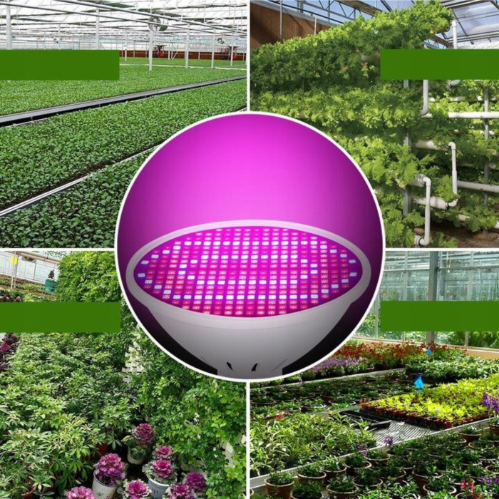 Lampa LED Crestere Plante  VarioShop® 30W, 200 LED, Spectru Complet Rosu 660nm și Albastru 450nm, Braț Flexibil cu Clema, Ideală pentru Plante de Interior si Rasaduri [7]