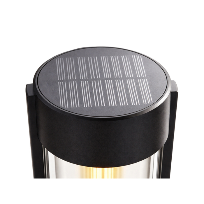 Lampa solara de gradina VarioShop®, cu LED, lumina calda, pornire automata, IP65, 57 cm, pentru gradina, alee si terasa [12]