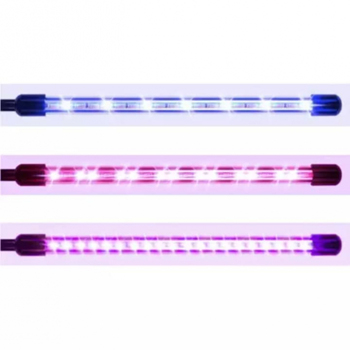 Lampa UV pentru cresterea plantelor pentru interior cu 3 brate reglabile VarioShop®, lumina LED, 3 Moduri, 9 trepte intensitate, cu temporizator, mod de prindere: cleste, alimentare priza si USB, Negr [20]