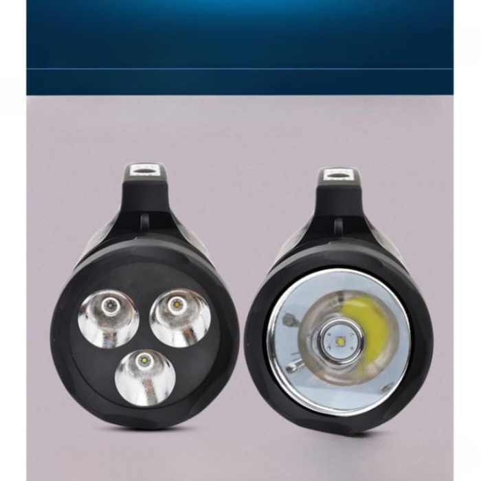 Lanterna tactica VarioShop, 4 moduri iluminare, rezistenta la apa si socuri, 19.5x15cm [11]
