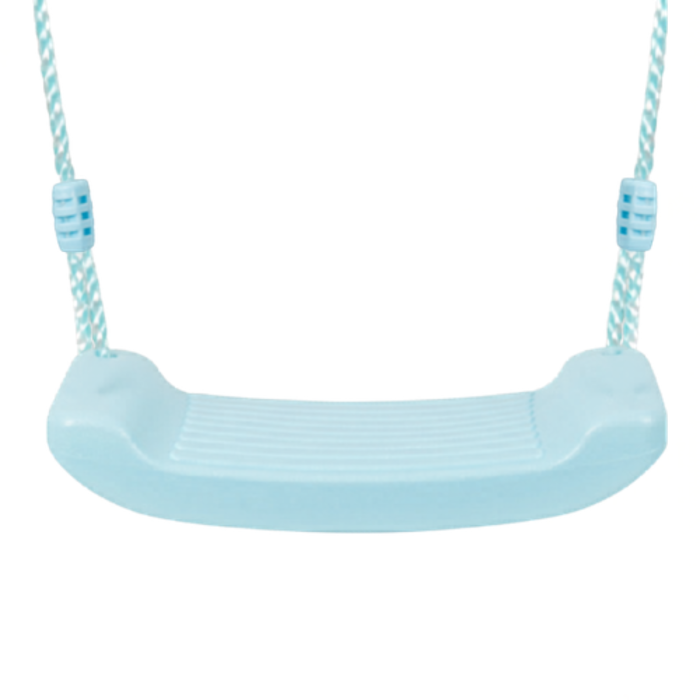 Leagan gradina copii VARIOSHOP, cu franghii reglabile, scaun tip banca, pentru interior si exterior, sigur si rezistent, sarcina 50 kg, albastru [7]