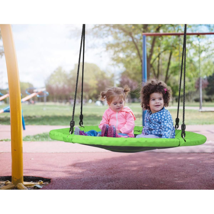 Leagan tip cuib VarioShop®, diametru 120 cm, reglabil pe inaltime, montare rapida, rezistent 150 kg, franghii groase 10 mm, pentru copii si adulti [4]