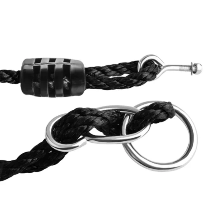 Leagan tip cuib VarioShop®, diametru 120 cm, reglabil pe inaltime, montare rapida, rezistent 150 kg, franghii groase 10 mm, pentru copii si adulti [7]