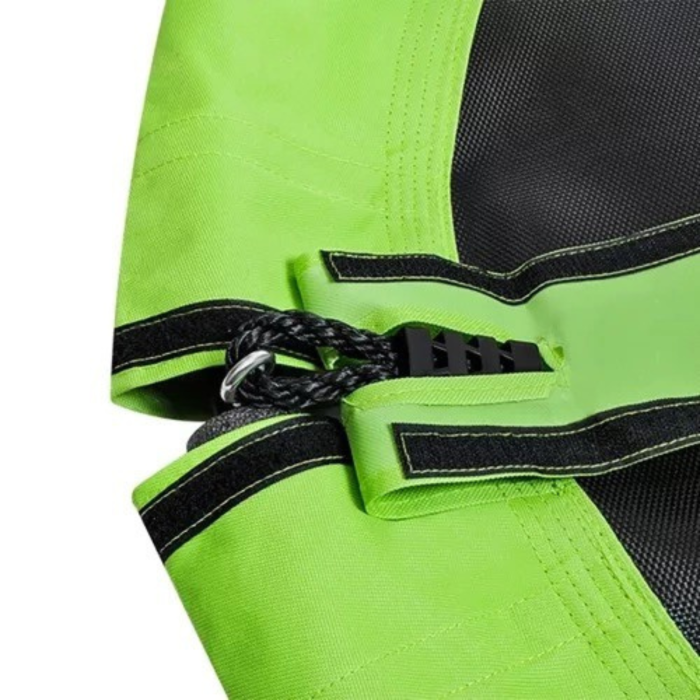 Leagan tip cuib VarioShop®, pentru copii si adulti, diametru 120 cm, reglare inaltime, sarcina maxima 150 kg, montare rapida, material rezistent, kit de asamblare, verde/negru [7]