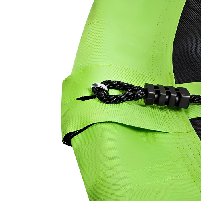 Leagan tip cuib VarioShop®, pentru copii si adulti, diametru 120 cm, reglare inaltime, sarcina maxima 150 kg, montare rapida, material rezistent, kit de asamblare, verde/negru [9]