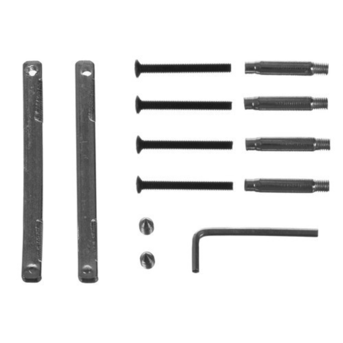 Maner usa interior VarioShop, stil loft, negru mat, 5,3x5x14cm, set complet [6]