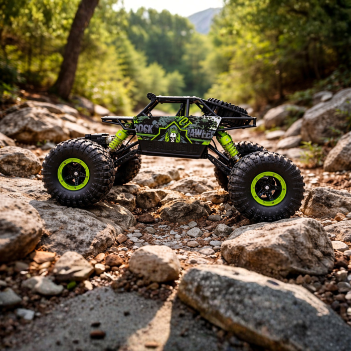 Masina cu telecomanda 4x4 VarioShop®, 1:18, off-road pentru teren accidentat, roti mari, rezistenta la impact, control precis [4]