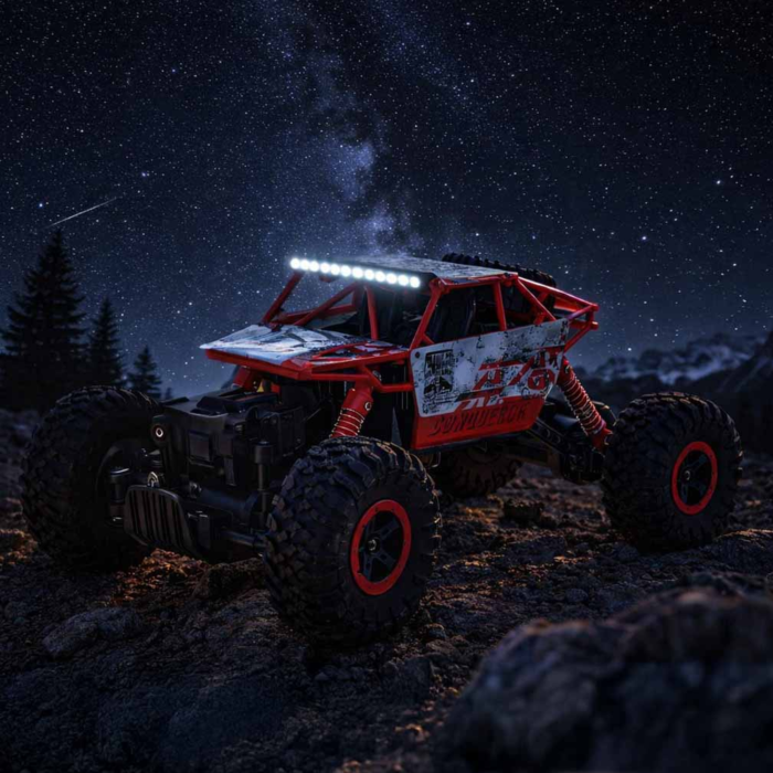 Masina cu telecomanda VarioShop®, 4x4 pentru off-road, control la distanta 2.4GHz, doua motoare, roti mari, rezistenta la impact, autonomie 15 min, raza 50 m, ideala pentru copii si adulti [6]