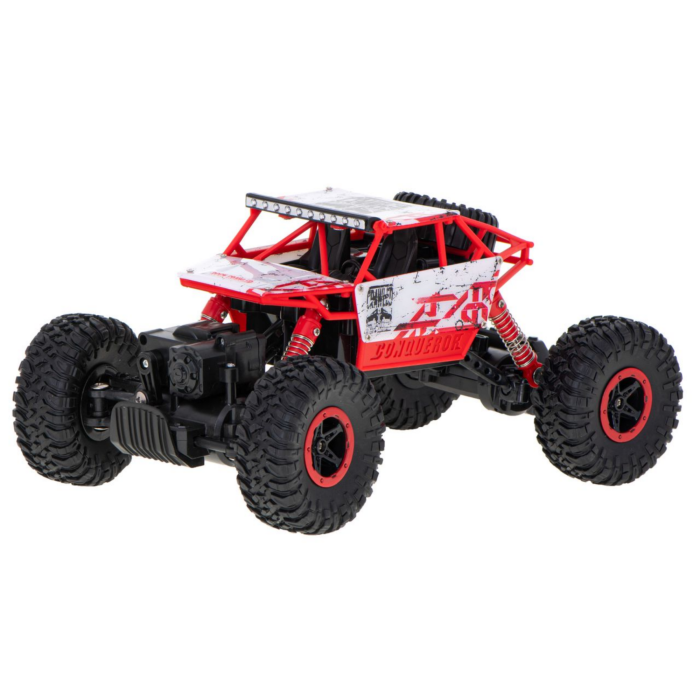 Masina cu telecomanda VarioShop®, 4x4 pentru off-road, control la distanta 2.4GHz, doua motoare, roti mari, rezistenta la impact, autonomie 15 min, raza 50 m, ideala pentru copii si adulti [10]