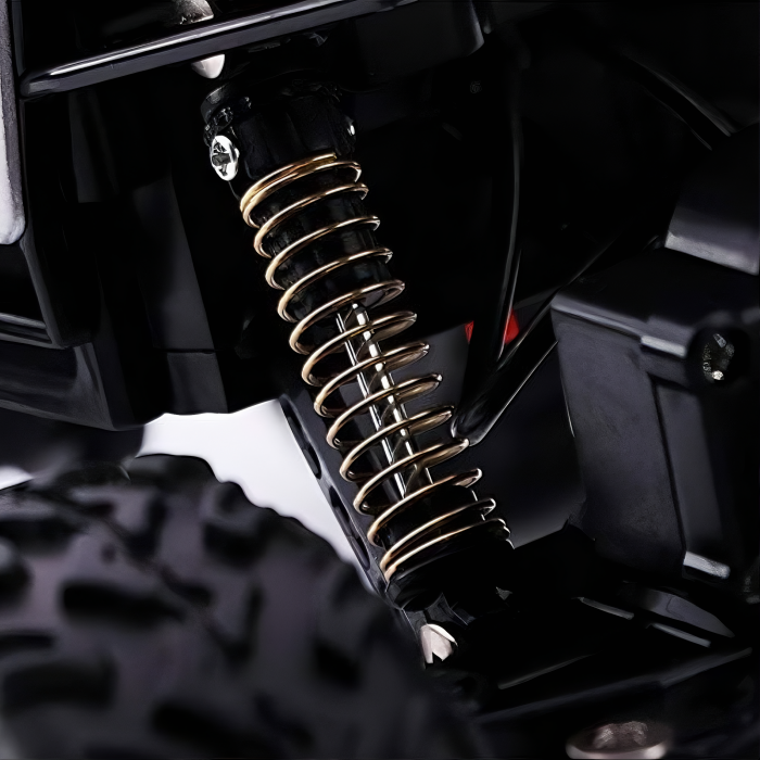 Masina cu Telecomanda VarioShop® pentru Aventuri Off-Road 4x4, Controlata de la Distanta, Rezistenta la Apa si Impact, cu Design Modern, Albastra, Lungime de 27 cm, Ideala pentru copii [14]