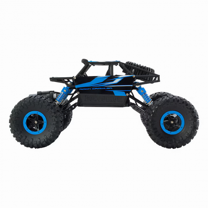 Masina cu Telecomanda VarioShop® pentru Aventuri Off-Road 4x4, Controlata de la Distanta, Rezistenta la Apa si Impact, cu Design Modern, Albastra, Lungime de 27 cm, Ideala pentru copii [16]