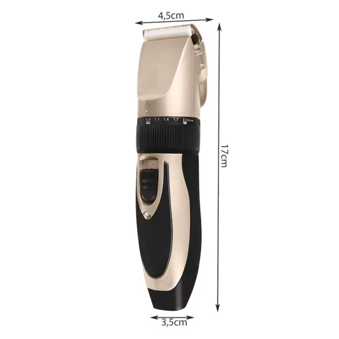 Masina de Tuns Caini Varioshop, 100-240V, Reglaj 0.8-2 mm, 4 Piepteni 3/6/9/12 mm, Kit Grooming Profesional pentru Animale, Tuns Usor si Silentios [4]