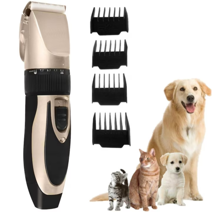 Masina de Tuns Caini Varioshop, 100-240V, Reglaj 0.8-2 mm, 4 Piepteni 3/6/9/12 mm, Kit Grooming Profesional pentru Animale, Tuns Usor si Silentios [3]
