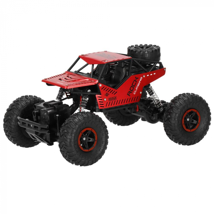 Masina Monster Truck Off-Road VarioShop®, 4×4, telecomanda, 26x14x17cm, rosu si negru [6]