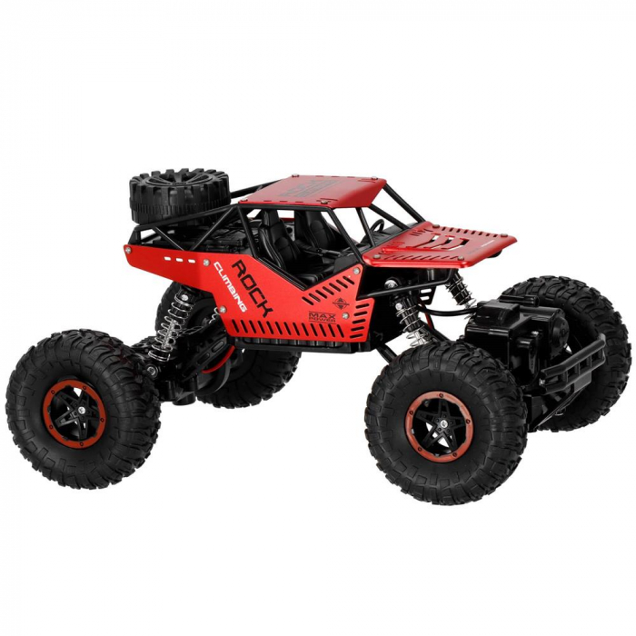 Masina Monster Truck Off-Road VarioShop®, 4×4, telecomanda, 26x14x17cm, rosu si negru [5]