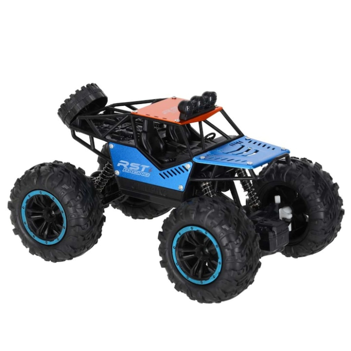 Masina RC Off-Road Climbing Rover VarioShop®, 2.4GHz, roti mari antiderapante, amortizoare, lumini LED albastre, baterie reincarcabila, model RTR, 30 min autonomie, vehicul teren accidentat [7]