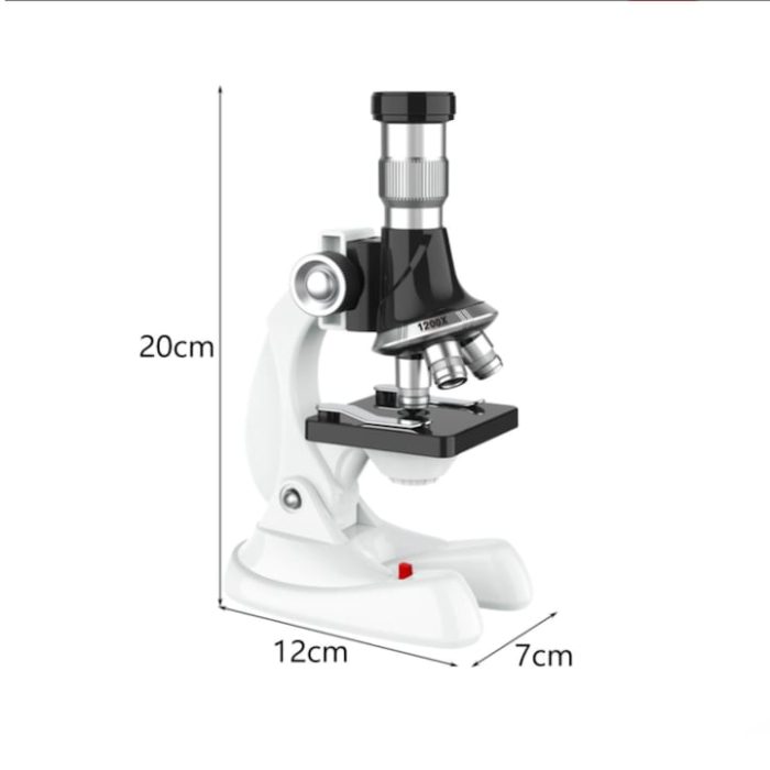 Microscop educational pentru copii VarioShop®, 1200x cu iluminare LED, reglaj inclinare si set complet de accesorii pentru experimente stiintifice [3]