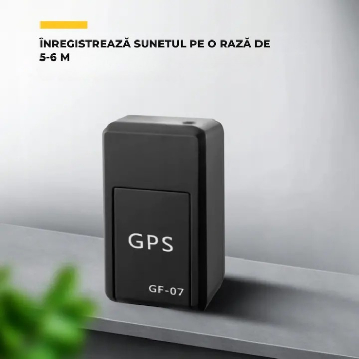 Mini localizator GPS magnetic VarioShop®, cu functie de interceptare, utilizare cu cartela SIM, Negru [6]