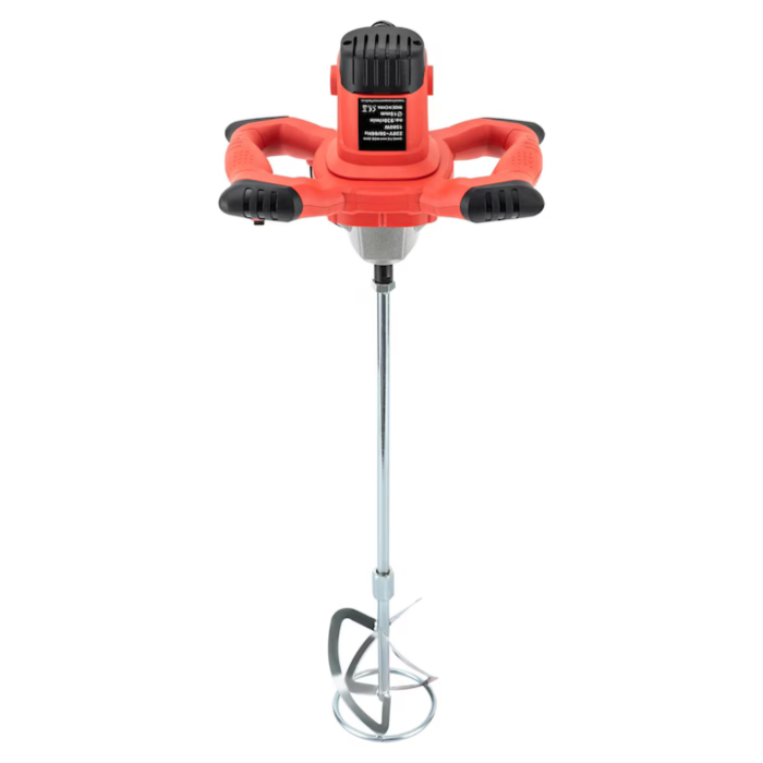 Mixer Electric Profesional VarioShop® 2800W, Malaxor pentru Mortar, Adeziv, Beton si Vopsea, 6 Trepte de Viteza, Motor Cupru, Filet M14, Include 2 Palete de Amestecare, Chei si Manusi [6]