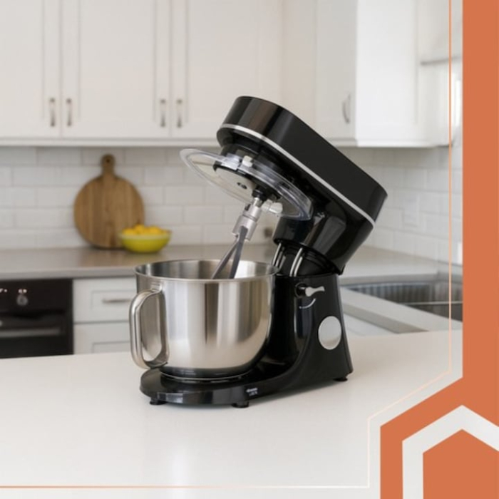 Mixer planetar profesional cu bol incalzit VarioShop®, 5.7 L, 2000 W, 11 trepte de viteza, ecran tactil digital, 3 accesorii incluse, robot de bucatarie multifunctional pentru aluaturi, creme si deser [12]