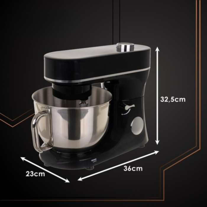 Mixer planetar profesional cu bol incalzit VarioShop®, 5.7 L, 2000 W, 11 trepte de viteza, ecran tactil digital, 3 accesorii incluse, robot de bucatarie multifunctional pentru aluaturi, creme si deser [10]