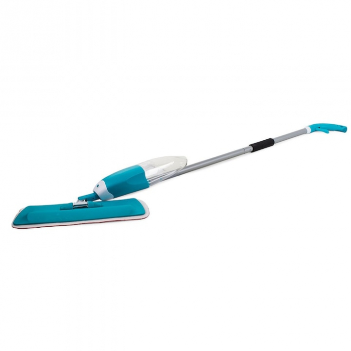 Mop Plat cu Pulverizator si Rezervor VarioShop®, Laveta Microfibra, Potrivit pentru Toate Tipurile de Suprafete, Capacitate Rezervor 1 L, Albastru [7]