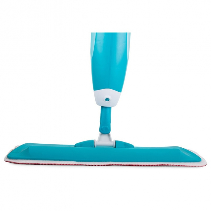Mop Plat cu Pulverizator si Rezervor VarioShop®, Laveta Microfibra, Potrivit pentru Toate Tipurile de Suprafete, Capacitate Rezervor 1 L, Albastru [5]